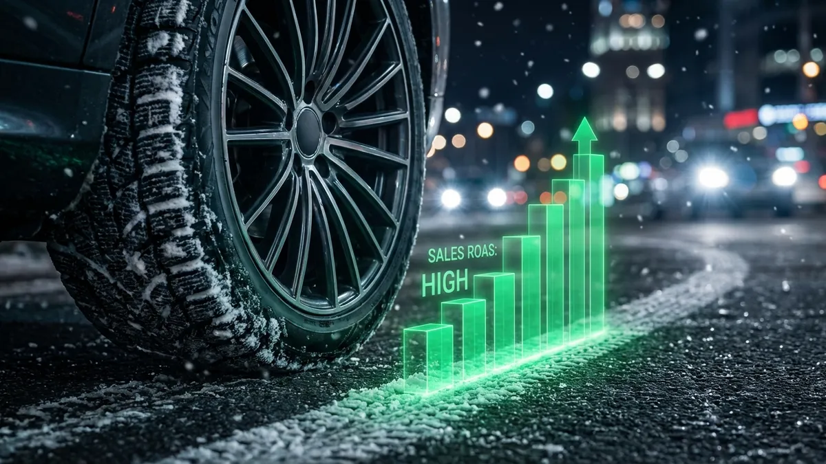 Auto Parts & Tires: ROAS 920% in Peak Season