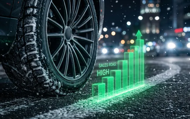 Auto Parts & Tires: ROAS 920% in Peak Season